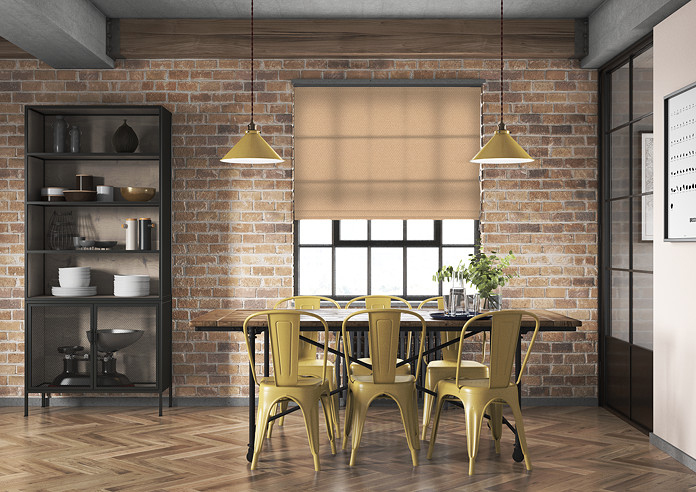 Sicily, Mocha - Roman Blind - Image 5